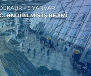 Международный аэропорт Гейдар Алиев будет работать в усиленном режиме