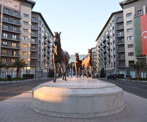 President Ilham Aliyev visits Baku White City