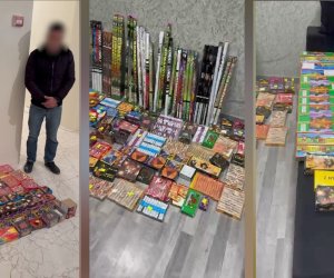 Sabunçuda 803 qutu pirotexniki vasitəni gizli şəkildə satmaq istəyən şəxs saxlanılıb