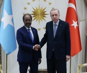 Ərdoğan Somali Prezidenti ilə görüşüb