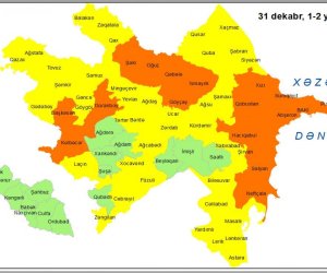 Küləkli hava şəraiti ilə bağlı sarı və narıncı xəbərdarlıq verilib