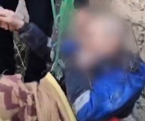 Hövsanda quyuya düşən şəxs xilasedicilər tərəfindən xilas edilib - Video