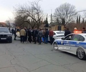 Zaqatalada yol qəzası: 2 nəfər xəsarət alıb