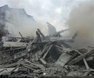 Rusiya Xarkova zərbə endirib, 12 nəfər xəsarət alıb