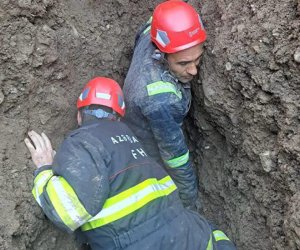 Dərəyə yıxılıb köməksiz qalan qadın xilas edilib