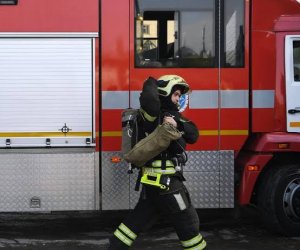 В Москве горел завод авиадвигателей