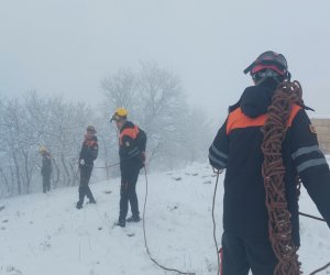 FHN qarlı havada axtarış-xilasetmə ilə bağlı təlim keçirib