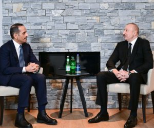 Переговоры Алиева и премьера Катара