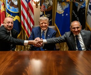 Trump says leaders of Azerbaijan and Armenia have become his friends