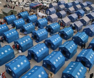 Çində zəlzələyə görə 20 min insan təxliyə edilib