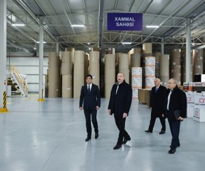 
Karton və qutu taralarının istehsalı müəssisəsininaçılışı olub