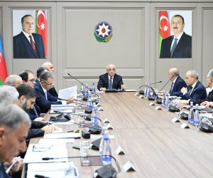 Nazirlər Kabinetində Xəzərin və Bakı buxtasının ekoloji vəziyyətinə dair iclas keçirilib