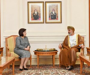 Sahibə Qafarova Oman Şura Məclisinin sədri ilə görüşüb