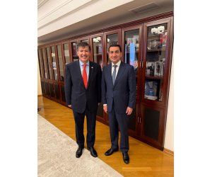 BMT nümayəndəsi Hikmət Hacıyevlə görüşüb