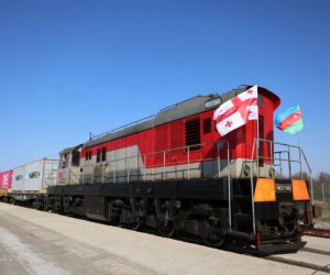 Poti&ndash;Bakı ekspres blok-qatarı istifadəyə verilib