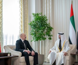 İlham Əliyev Əbu-Dabidə Birləşmiş Ərəb Əmirliklərinin Prezidenti ilə görüşüb