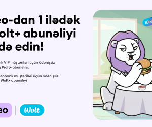 Leobank və Wolt müştərilər üçün ödənişsiz abunəlik kampaniyasına start verib
