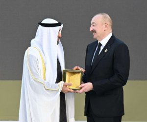 İlham Əliyevə "Zayed İnsan Qardaşlığı Mükafatı" təqdim olunub - Yenilənib