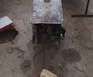 Yanan sobanın üstünə düşən 84 yaşlı kişi öldü