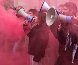 И в Милане протестуют против американской ICE