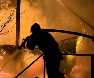 Zirədə söhbətgah yanıb