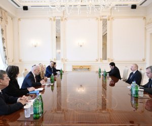 İlham Əliyev ABŞ-nin Əsas Amerika Yəhudi Təşkilatlarının Prezidentləri Konfransının nümayəndə heyətini qəbul edib