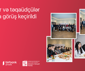 Winners of the &ldquo;Red Hearts&rdquo; educational scholarship program meet with donors