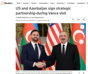ABŞ-ın Vitse-prezidentinin Azərbaycana səfəri dünya mediasının diqqətindədir