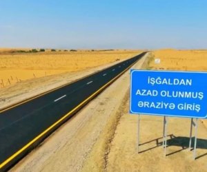 Müdafiə Nazirliyi: Azad olunan ərazilərdə 571 km-dən artıq yol bərpa edilib