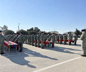 Azərbaycan Ordusunda andiçmə mərasimləri keçirilib - Video