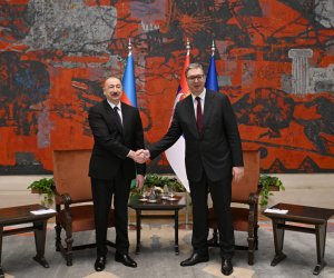 Əliyev və Vuçiç arasında təkbətək görüş başa çatıb - Yenilənib