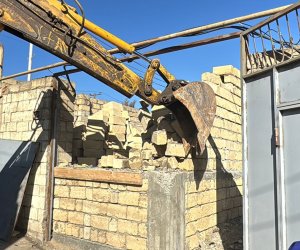 Illegal construction demolished in Baladzhary