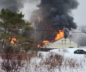 Мощный взрыв в американской церкви