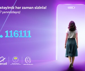 Azercell-in dəstəyi ilə fəaliyyət göstərən &ldquo;Uşaq Qaynar Xətti&rdquo;nə 2025-ci ildə 5500-dən çox müraciət daxil olub