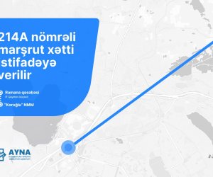 Bakıda yeni marşrut xətti istifadəyə verilib