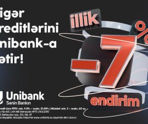 &ldquo;Unibank&rdquo;ın 7 %-dək endirimli kredit kampaniyasının bitməsinə az qaldı!