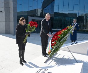 Əliyev Xocalı Soyqırımı Memorialının açılışında iştirak edib - Yenilənib