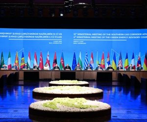 Əliyev Cənub Qaz Dəhlizi Məşvərət Şurası çərçivəsində nazirlərin 12-ci iclasında iştirak edir