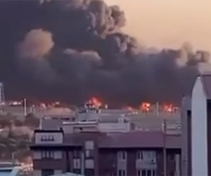 Tehranda hava limanı vuruldu