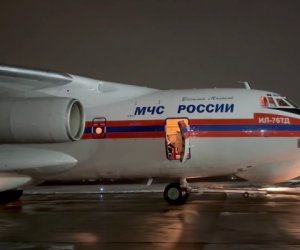 Rusiya FHN təyyarəsi Lənkərana endi - Video