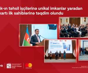 Kapital Bank-ın təhsil işçilərinə unikal imkanlar yaradan TəhsilPlus kartı ilk sahiblərinə təqdim olundu