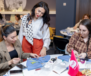 Narcongratulated women journalistsonthe 8th of March