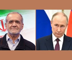 Путин созвонился с Пезешкианом