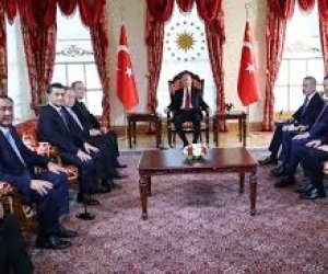 Ərdoğan TDT-yə üzv dövlətlərin xarici işlər nazirlərini qəbul edib