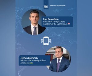 Ceyhun Bayramov və Tom Berendsen arasında telefon danışığı olub