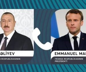 Makron İlham Əliyevə zəng etdi