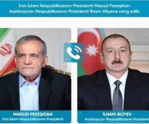 Məsud Pezeşkian İlham Əliyevə zəng edib