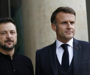 
Zelenski sabah Parisdə Makronla görüşəcək