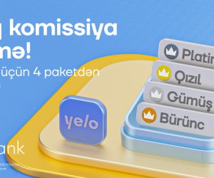 Biznes xərclərinə nəzarət Yelo Bank-ın tarif paketləri ilə daha rahatdır!