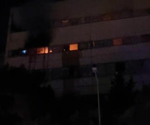 Binəqədidə yaşayış binasında yanğın baş verib